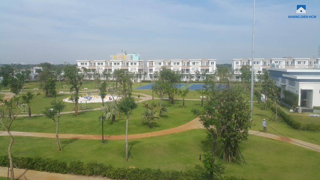 Khu công viên trung tâm - Centre Park đã hoàn thiện và đưa vào sử dụng. Ảnh: Khang Điền