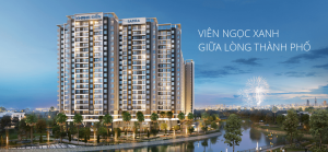 Phối cảnh tổng thể dự án căn hộ Safira Khang Điền Quận 9 "Viên Ngọc Xanh Giữa Lòng Thành Phố" - Khang Điền HCM