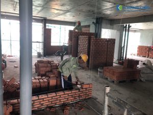 Tất cả các hạng mục được thi công đồng bộ, nhịp nhàng hứa hẹn sẽ thêm một dự án bàn giao nhà sớm của CĐT - Khang Điền HCM