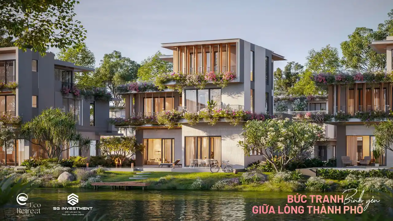 Phối cảnh dự án Eco Retreat tại Long An