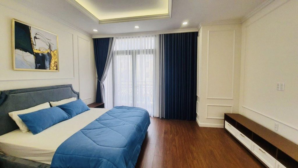 Phòng ngủ căn biệt thự song lập Verosa Park Khang Điền