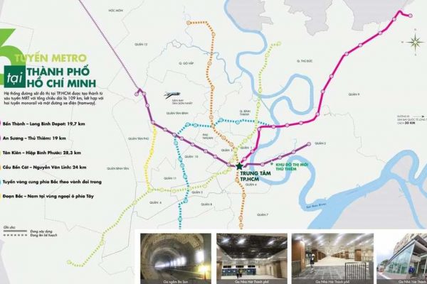 Tổng quan hệ thống metro TP.HCM