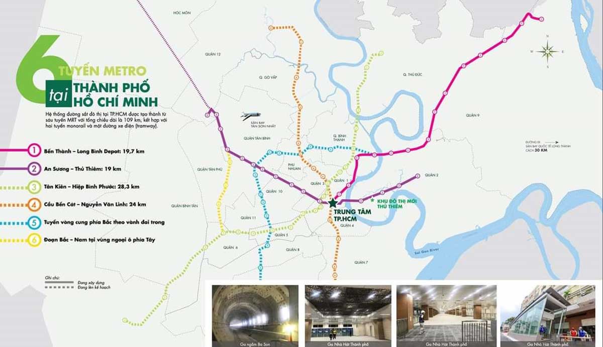 Tổng quan hệ thống metro TP.HCM